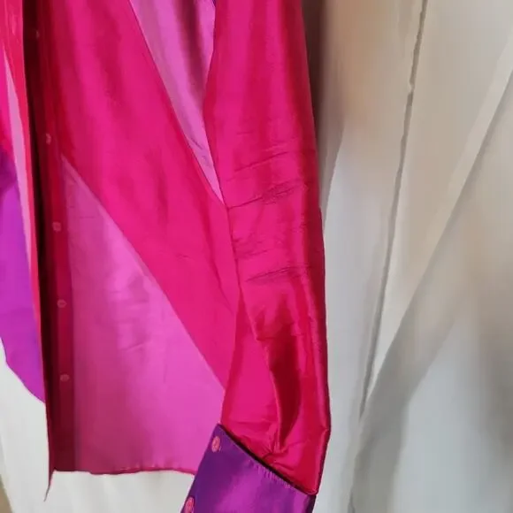 Vintage Neiman Marcus Silk Shirt | Large - Picture 10 of 11